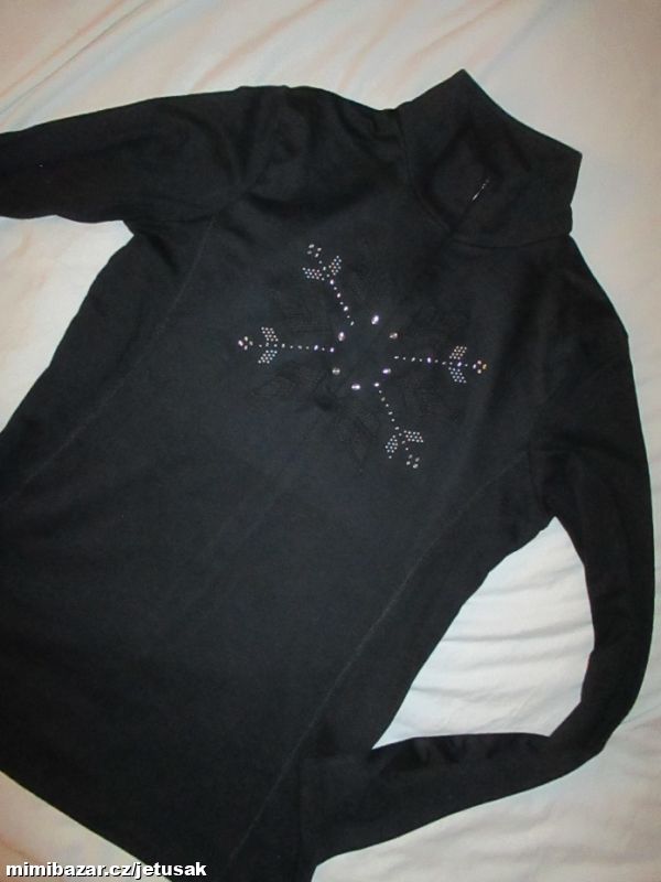 Dívčí/dámský funkční rolák na zip vel 164/XS