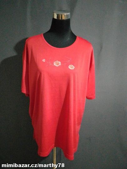 *** KRÁSNÉ DÁMSKÉ TRIKO S POTISKEM, VEL.XXL ***