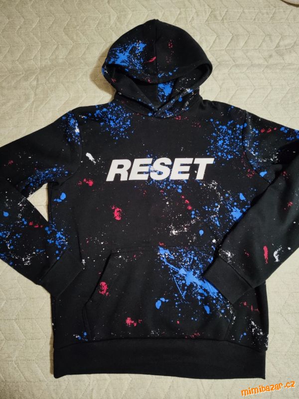 Mikina s kapucí a potiskem vel. M Zn. House