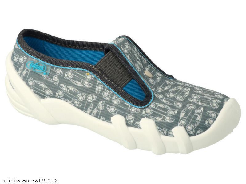 Plátěnky, bačkory , přezuvky BEFADO 290X235 Auta