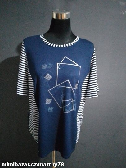 *** KRÁSNÉ DÁMSKÉ VZOROVANÉ TRIKO, VEL.XL ***