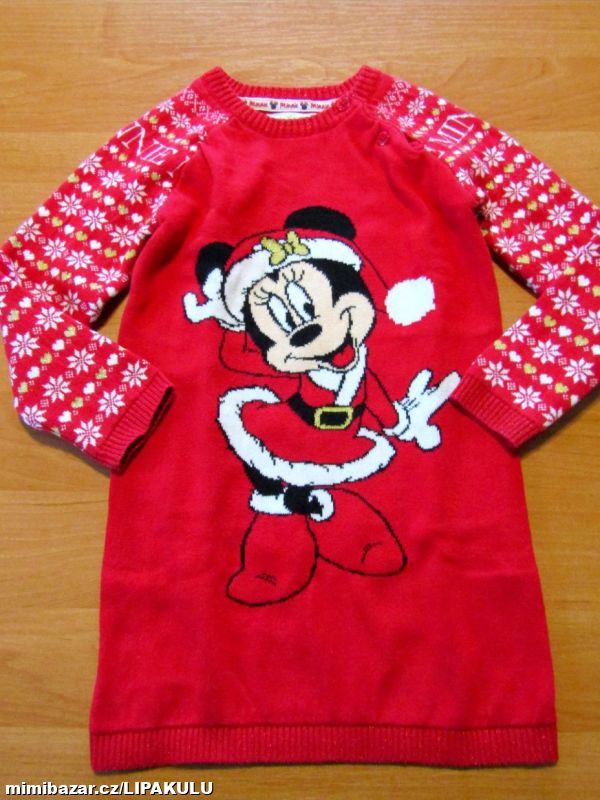 KRÁSNÉ VÁNOČNÍ ŠATIČKY VEL.92-98