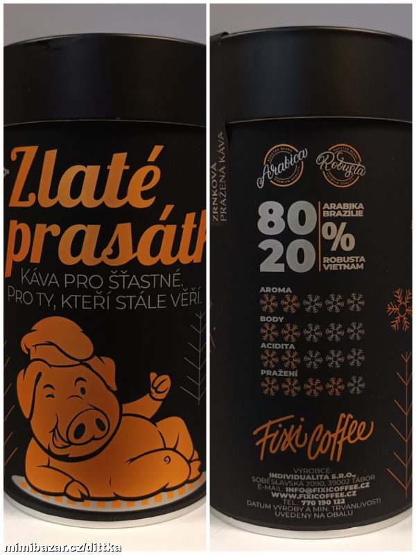 Zrnková káva, , Zlaté prasátko, , 
