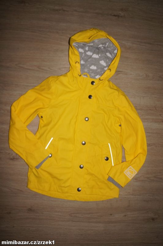 Nádherná pogumovaná bunda s podšívkou vel.122/128