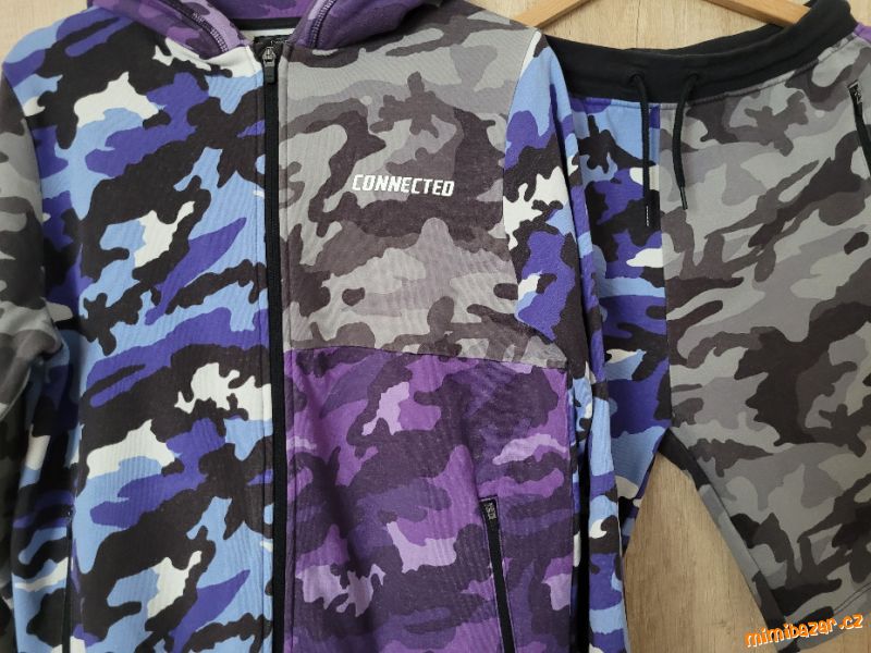 *MASKÁČOVÁ MIKINA A KRAŤASY* vel.14-15LET