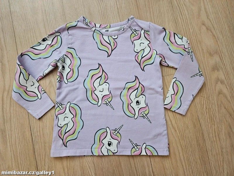 Tričko s dlouhým rukávem H&M, vel. 98/104
