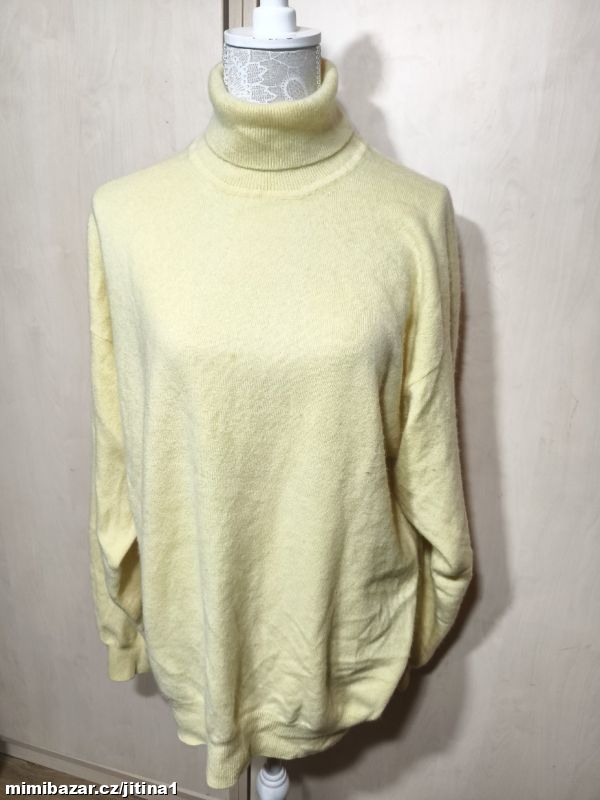 Kašmír svetr rolák vel Xxl vada