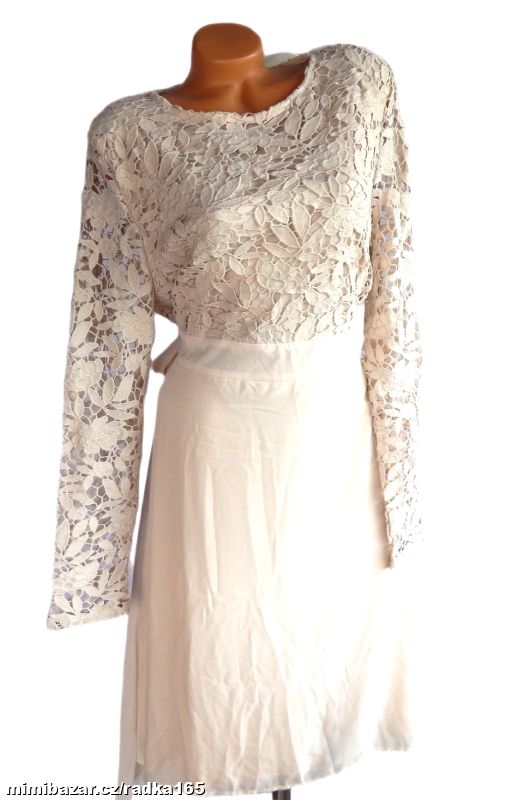 Nádherné spol.šaty záda delší vel.48