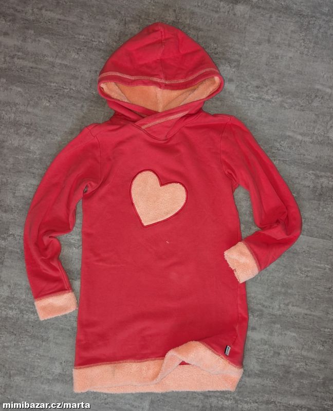 Dlouhá mikina s kapucí