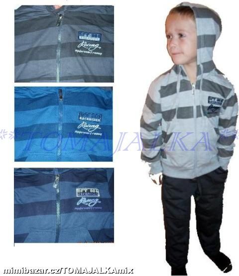 DVOUDÍLNÁ TEPLÁKOVÁ SOUPRAVA MIKINA + TEPLA KY