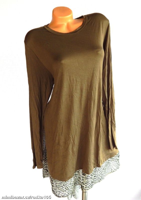 Kombinované slabší šaty záda delší vel.42/44