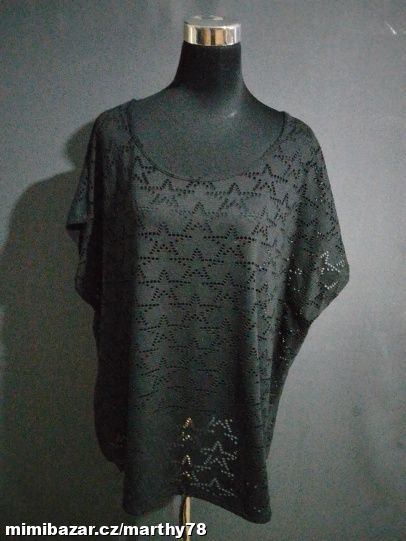 *** KRÁSNÉ DÁMSKÉ TRIKO S AŽUROVÝM VZOREM, 4XL ***