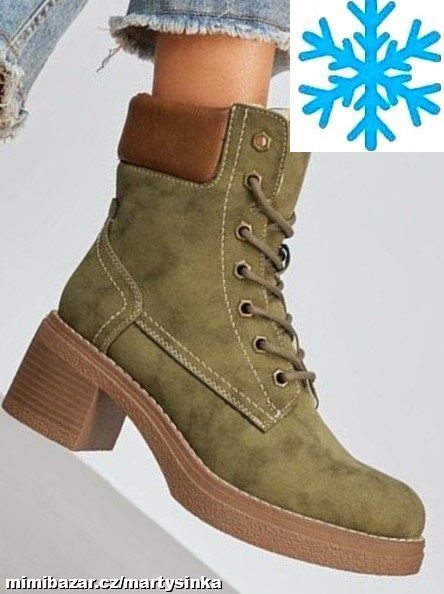 Dámské zimní boty se šněrováním ZiMA 2025