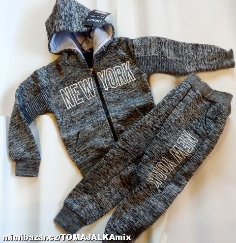 DVOUDÍLNÁ TEPLÁKOVÁ SOUPRAVA MIKINA + TEPLA KY