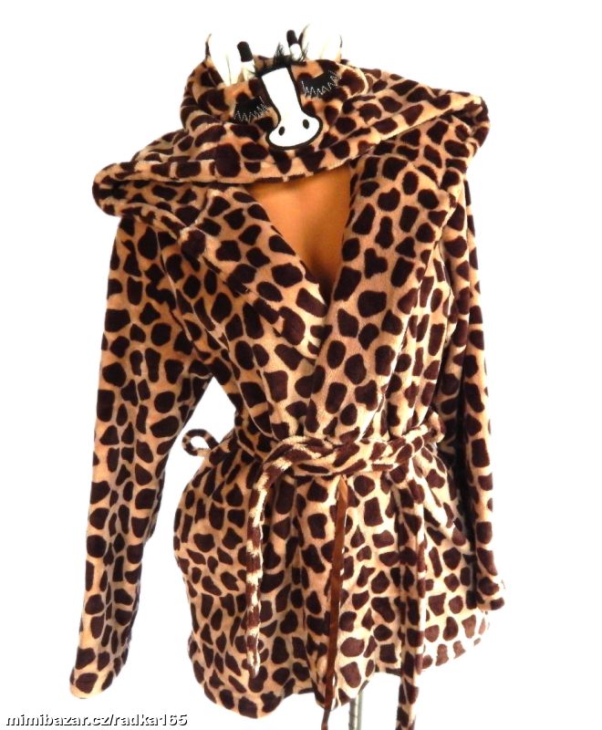 Heboučký silný župan s ušima vel.XS/S