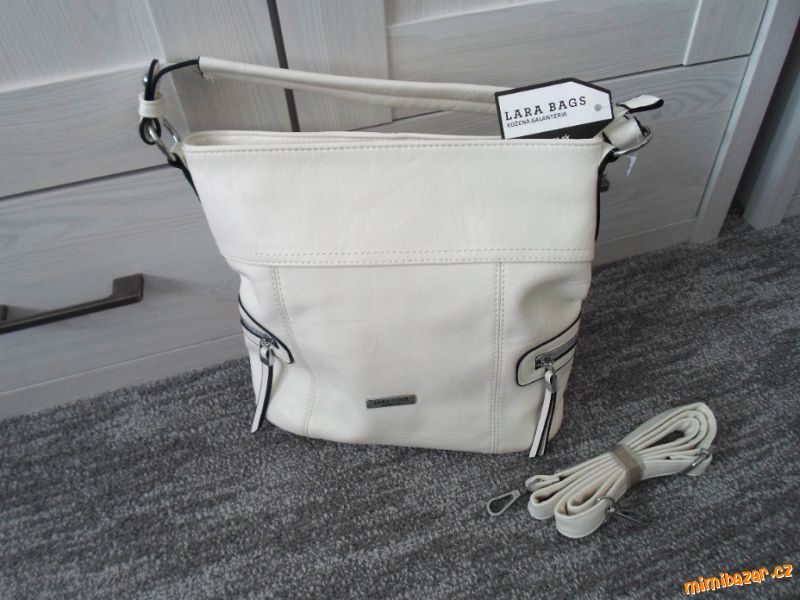 Bílá kabelka přes rameno i crossbody