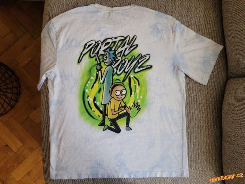 Pánské tričko Rick & Morty Portal Boyz