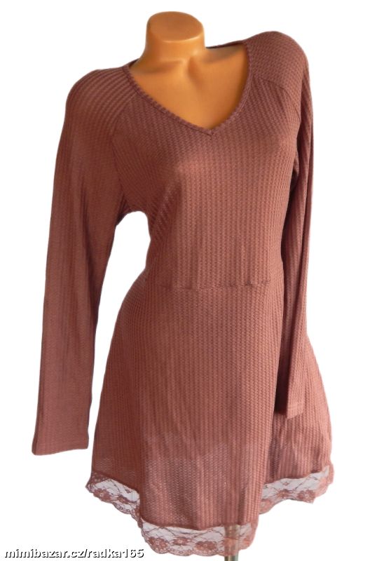 Modní šaty s krajkou vel.XXL/44