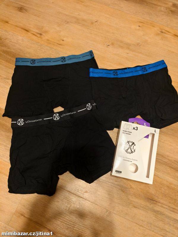 3x boxerky Christian Lacroix vel L