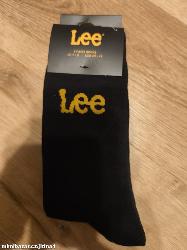 3 x Ponožky Lee vel 40-45