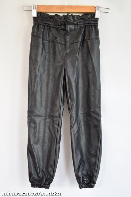 Koženkové kalhoty vel. 7 let