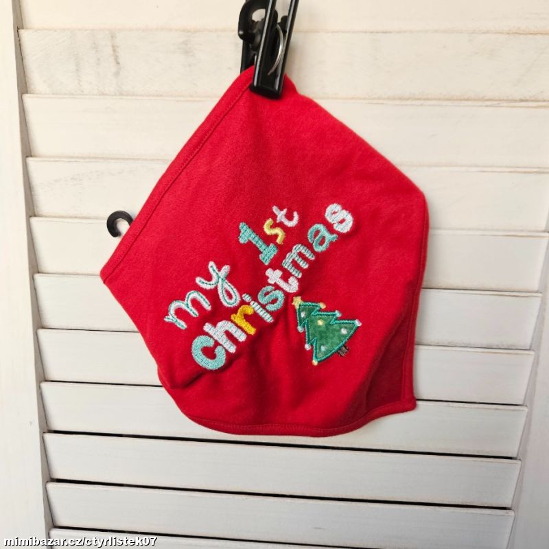 bryndáček bryndák úplet vánoční 0-12 měs. 71230