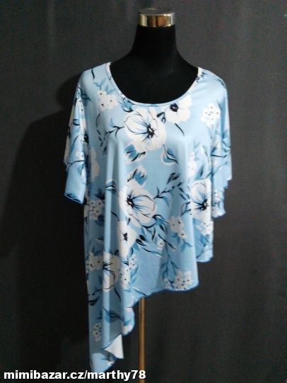 *** KRÁSNÉ DÁMSKÉ VZOROVANÉ TRIKO DO CÍPU, XXL ***