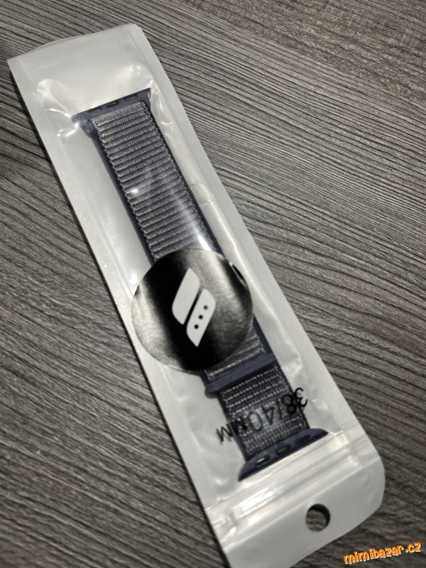 šedý látkový řemínek pro Aplle watch 38/40/41