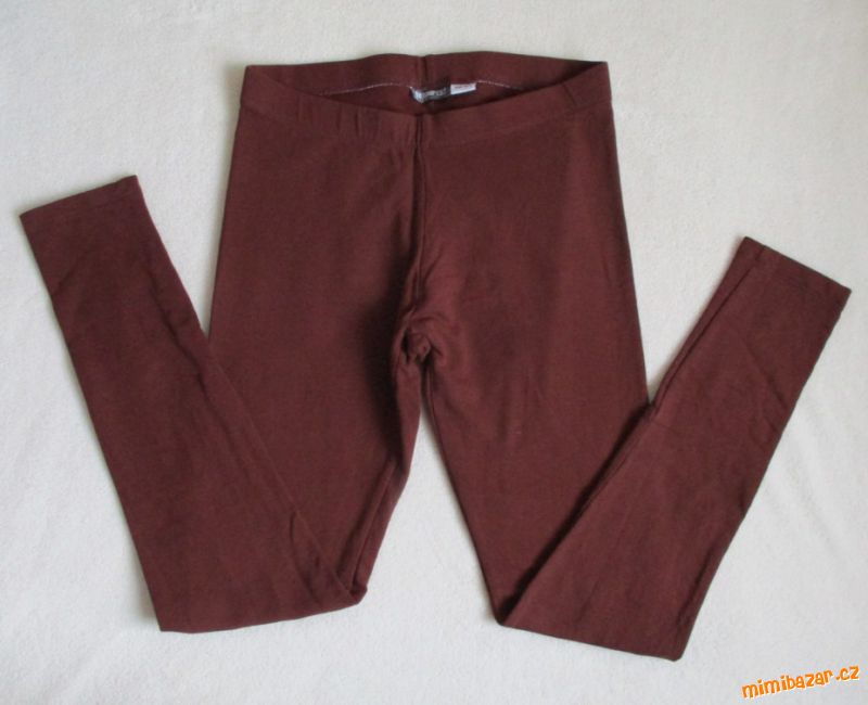 Dívčí bavlněné termo legíny hnědé Pepperts 158 164