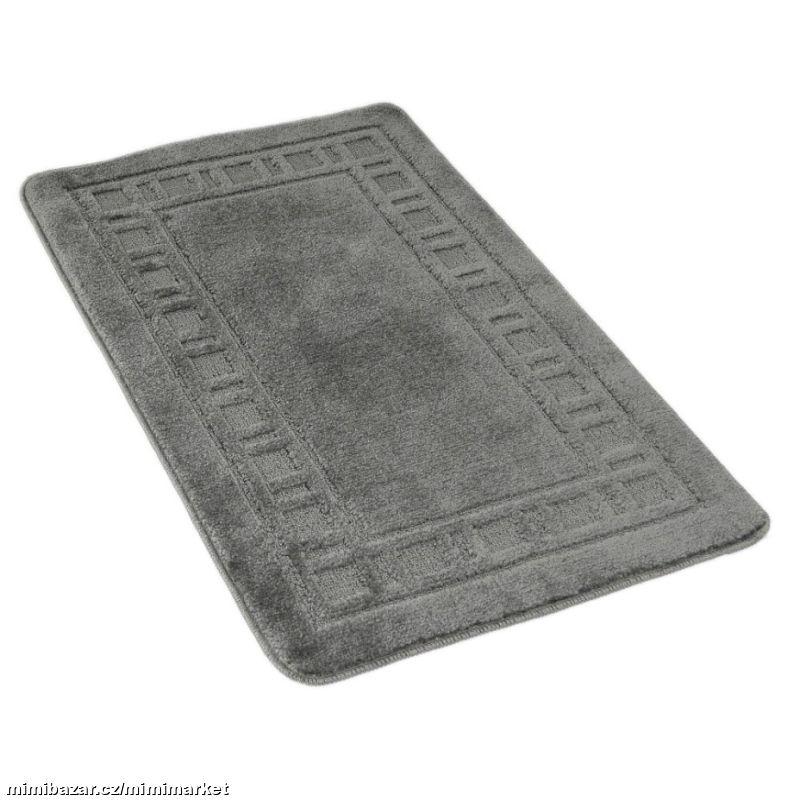 Koupelnová předložka 60x100cm RÁM ŠEDÝ