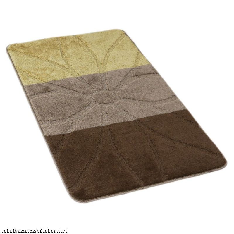 Koupelnová předložka 60x100cm HELGA HNĚDÁ