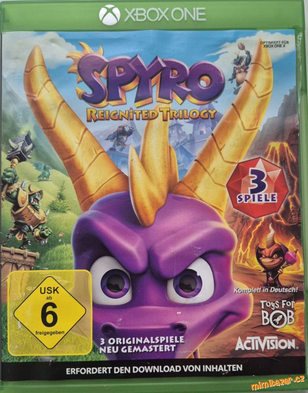 X BOX ONE - HRA SPYRO REIGNITED TRILOGY