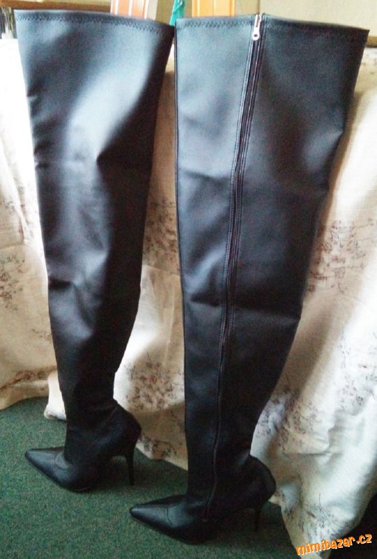 Velmi vysoké kozačky, vel. č.41