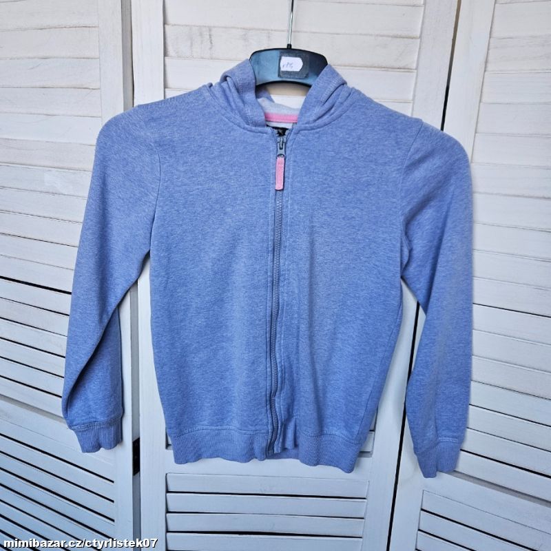 dívčí mikina 11 let modrá 71277