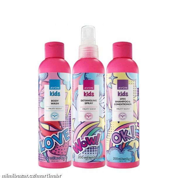 3dílná dětská sada s ovocnou vůní