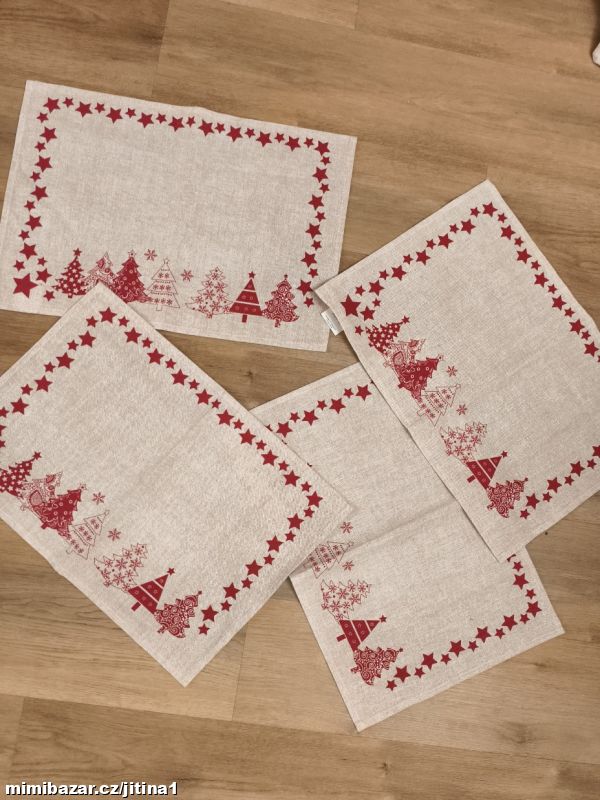 Vánoční prostírání bavlna