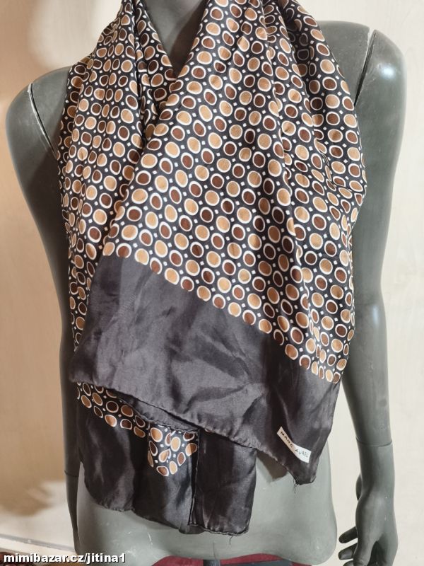 Hedvábna šála vintage Marc aurel