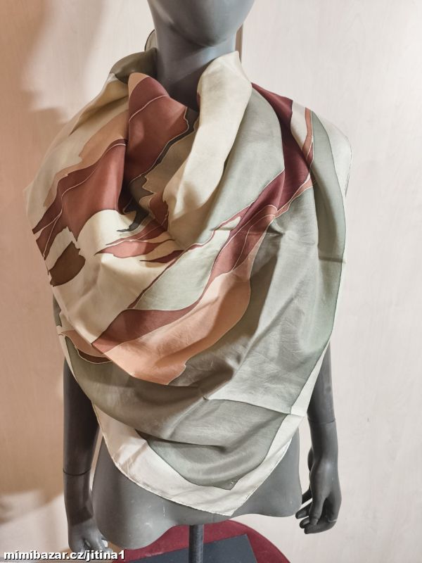 Profesionální malba hedvábný šátek