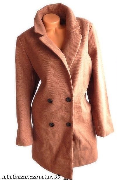 Zimní flaušový kabát vel.50