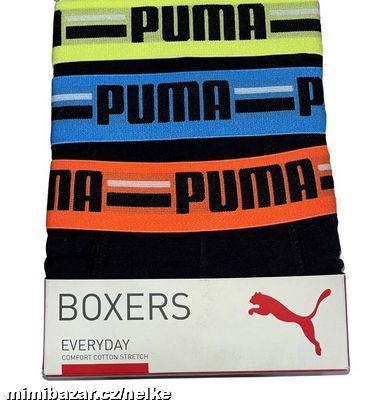 POHODLNÉ PÁNSKÉ BOXERKY PUMA - TROJPAK !!!