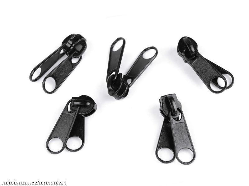 Jezdec ke spirálovým zipům oboustranný No 5