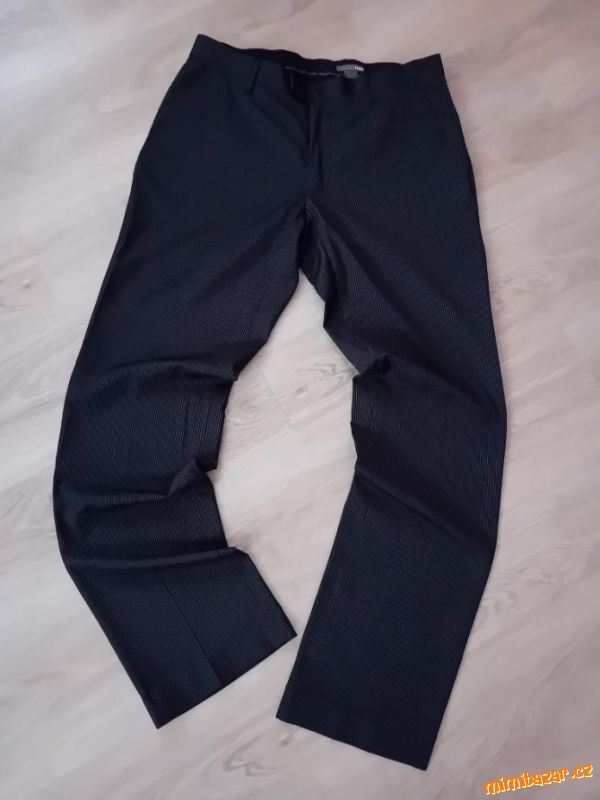 DÁMSKÉ ČERNÉ KALHOTY - vel.L/XL /zn. H&M