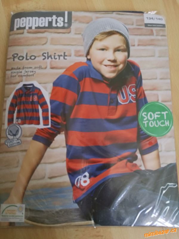 Triko & tričko s límečkem Pepperts vel. 134/140