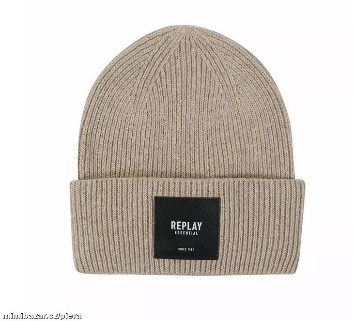 Béžová čepice REPLAY