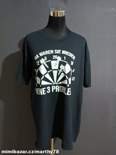 *** KRÁSNÉ TRIKO S POTISKEM, UNISEX, VEL.XXL ***