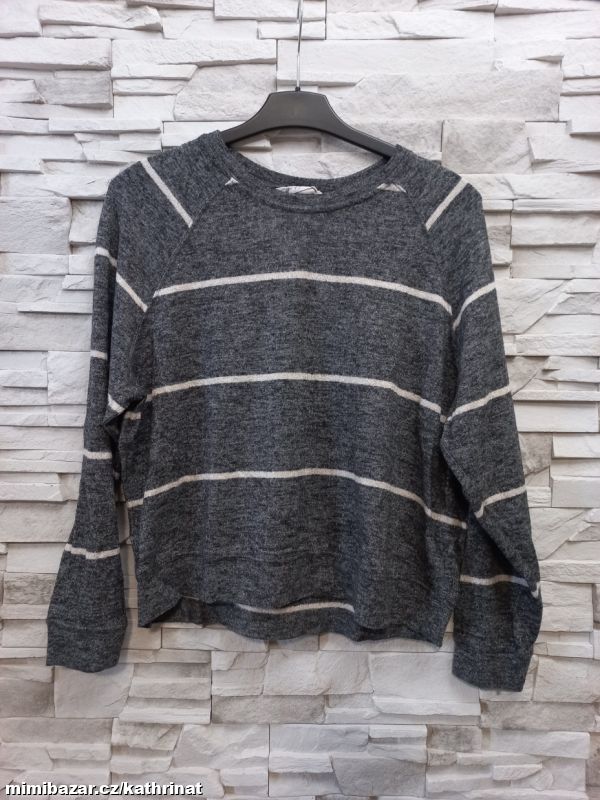 Šedý svetr H&M, vel. S