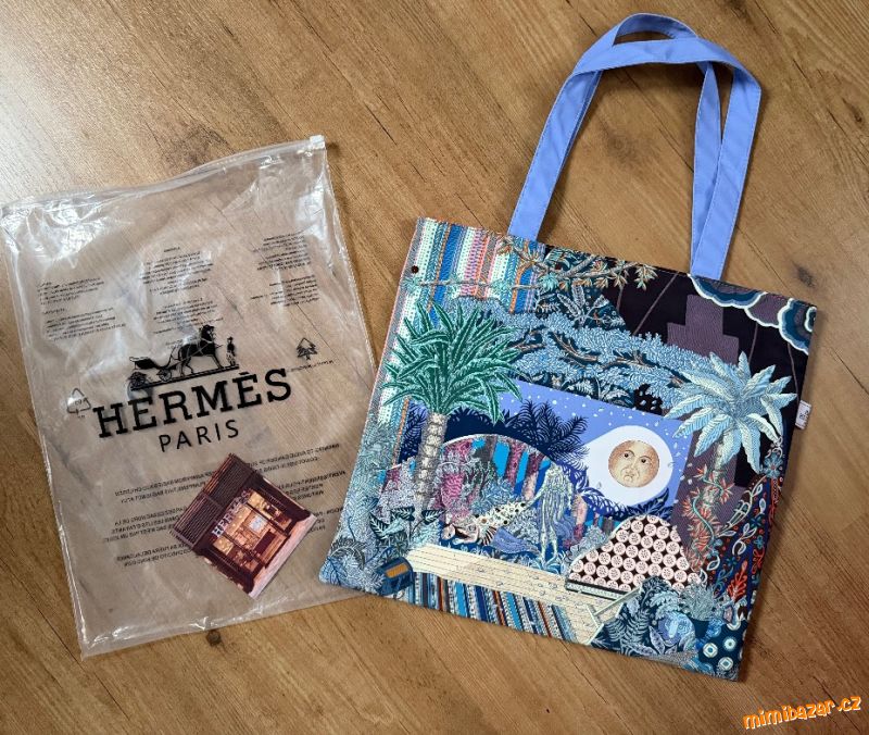 Praktická látková taška Hermés