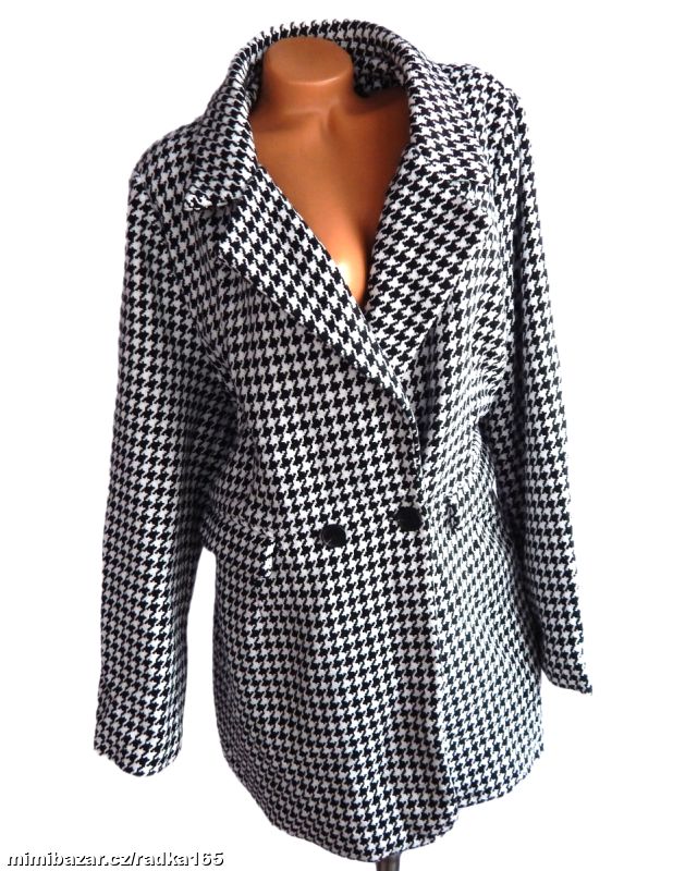 Měkoučký zimní flaušový kabát vel.50/52