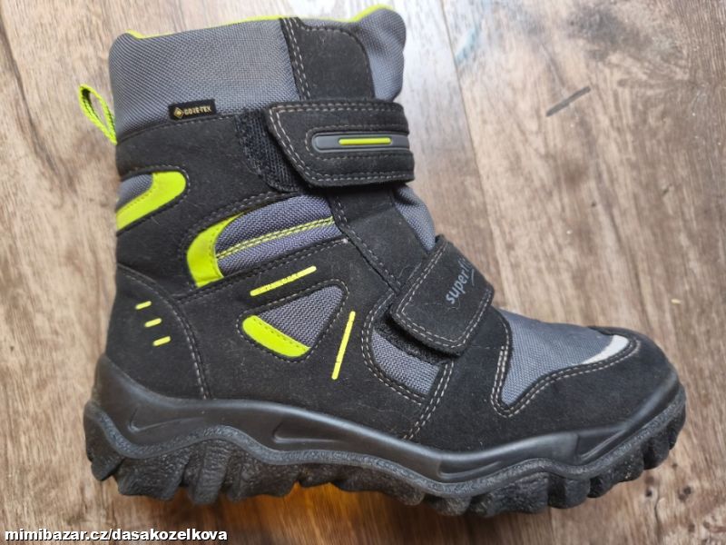 Zelenošedočerné sněhule SUPERFIT Husky2 vel.39M