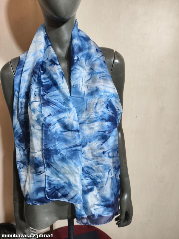 Hedvábna šála batika